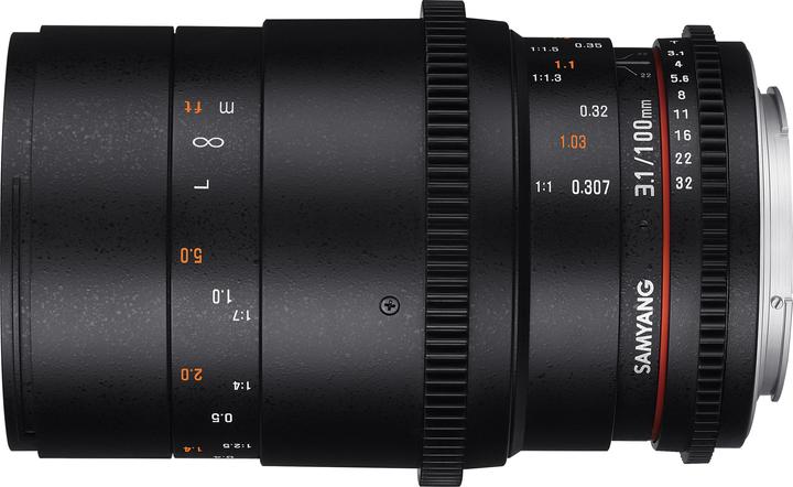 Actual product image Samyang 100mm T3.1 Sony E-Mount (Sony E, full size)