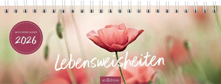 Image du produit Tischkalender Lebensweisheiten 2026 (Couverture rigide, Allemand)