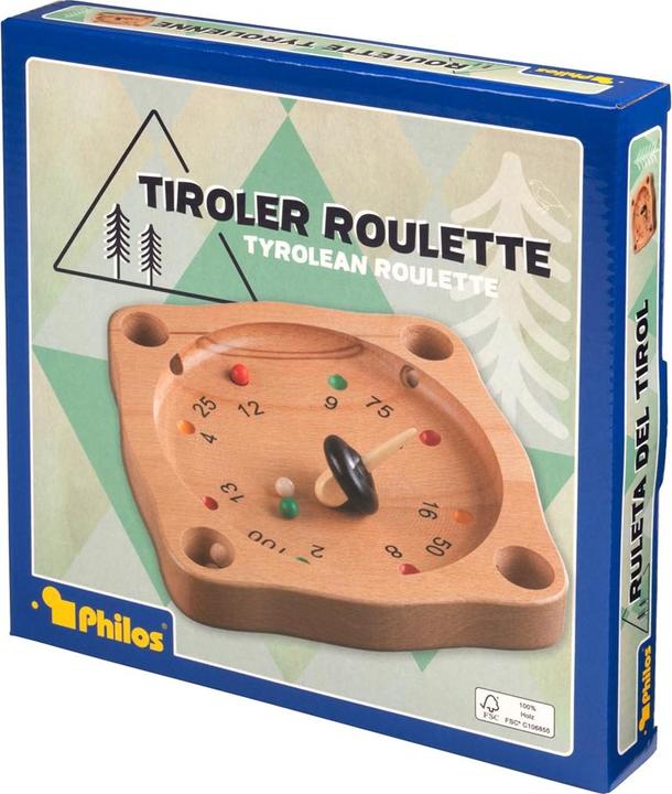Actual product image Philos Tyrolean roulette (German, French, Italian, English)