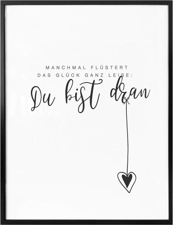 Image du produit Trenddeko Parfois, le bonheur chuchote tout doucement (30 x 40 cm)