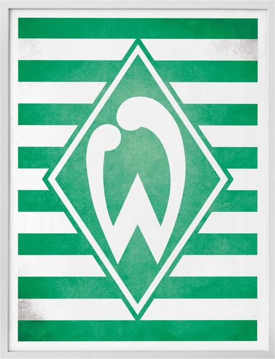 Image du produit SV Werder Bremen Werder Brême, le logo du Werder Brême à rayures (24 x 30 cm)