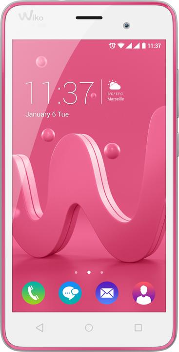 Actual product image Wiko Jerry (16 GB, Silver, Pink, 5", Hybrid Dual SIM, 5 Mpx, 3G)