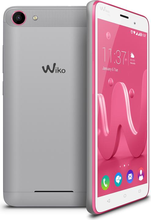 Actual product image Wiko Jerry (16 GB, Silver, Pink, 5", Hybrid Dual SIM, 5 Mpx, 3G)