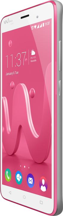 Actual product image Wiko Jerry (16 GB, Silver, Pink, 5", Hybrid Dual SIM, 5 Mpx, 3G)