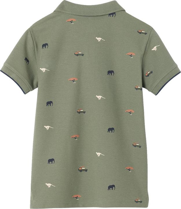 Produktbild Vertbaudet Jungen Poloshirt mit Allover-Print (92)