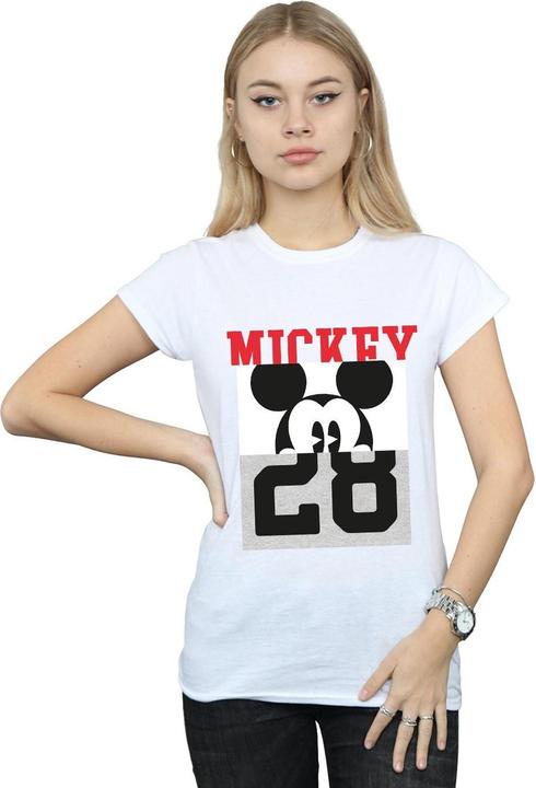 Actual product image Disney Womens/Ladies Mickey Mouse Notorious Split Cotton T-Shirt (XXL)
