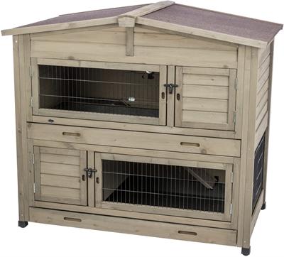 Produktbild Trixie natura Kleintierstall, 2 Etagen, 133×120×83cm, grå-grøn