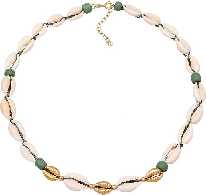 Immagine prodotto Elli Girocollo, conchiglia (Conchiglia, Argento 925, Nylon, Nessuna pietra, Vetro, 36 cm)