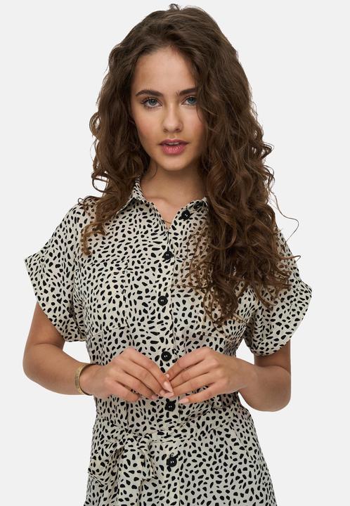 Immagine prodotto Only Abito blusa con cintura a cravatta (34)