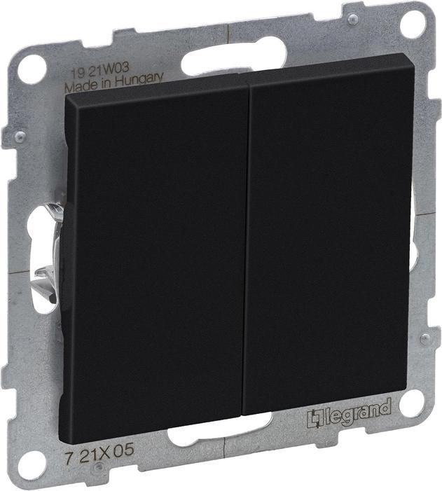 Produktbild Legrand 2g One-Way Switch Auto Terminals Black
