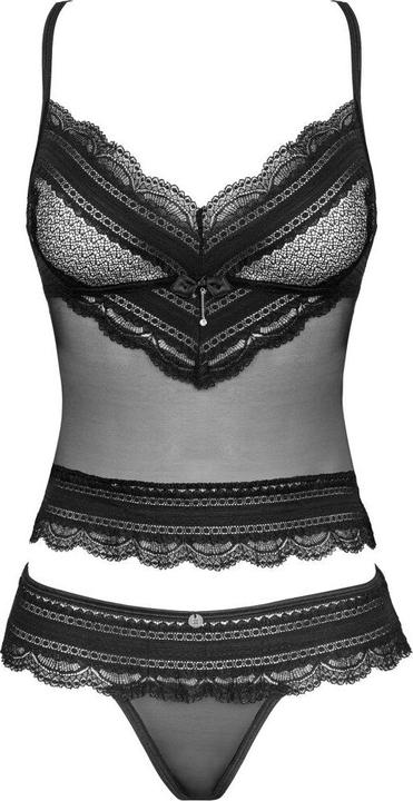 Produktbild Obsessive Ivannes 2-pcs Set Black S/M (S, M)
