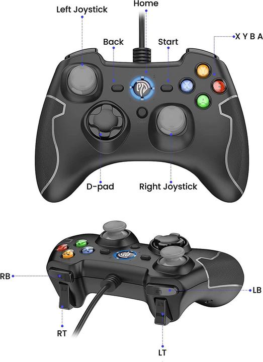 Produktbild EasySMX Esm-9100-gre (PC, Android, Switch, Steam Machine, PS3)