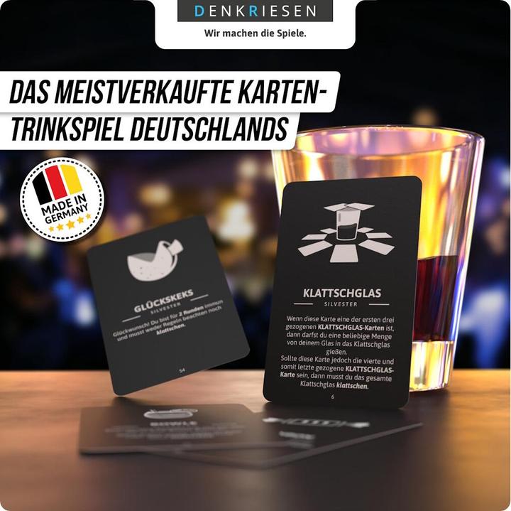 Actual product image Denkriesen - klattschen® - SILVESTER EDITION "Probably the best drinking game of all time"