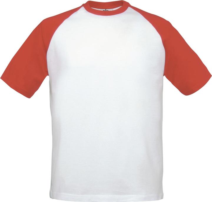 Produktbild B&C TShirt Baseball kurzärmlig (XXL)