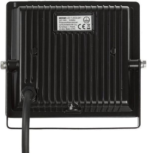 Image du produit Maclean Projecteur LED extérieur 20W 1600lm 3000K (Noir) (1600 lm, IP65)