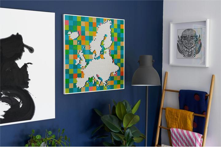 Produktbild LEGO Weltkarte (31203, LEGO Art, LEGO Seltene Sets)