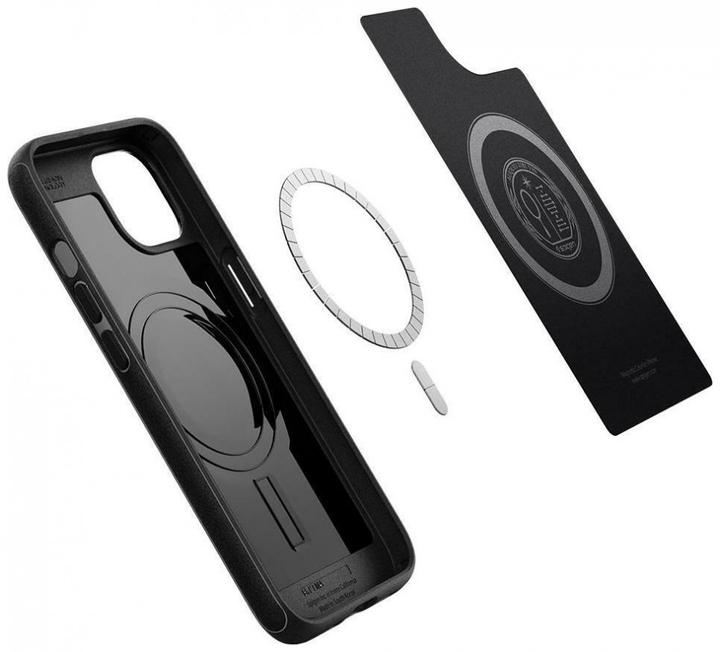 Actual product image Spigen Case Mag Armor MagSafe Apple iPhone 13 Matte Black (SPN1787BLK) - SPN1787BLK (Apple iPhone 13)