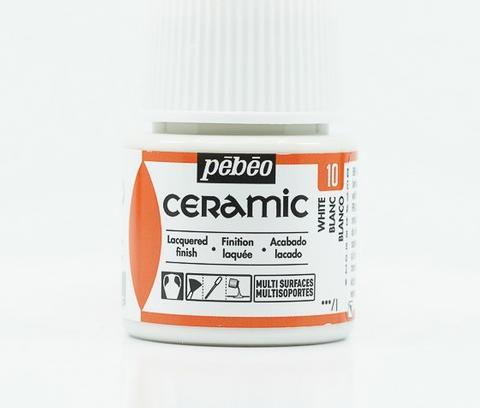 Actual product image Pebeo Ceramic paint (White, 45 ml)