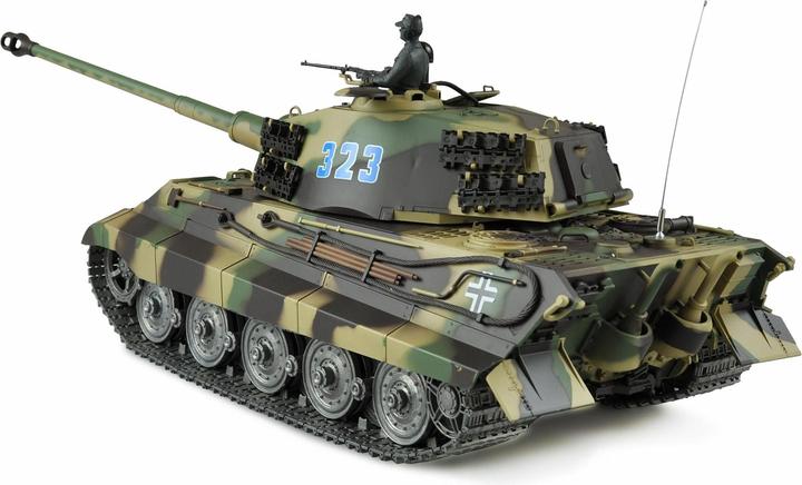 Actual product image Heng Long Tank King Tiger Henschel Tower Professional Line 1:16, RTR (RTR Ready-to-Run)