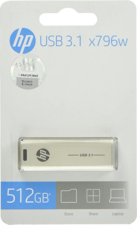 Image du produit HP x796w USB 3.1 512 Go (512 Go, USB-A)