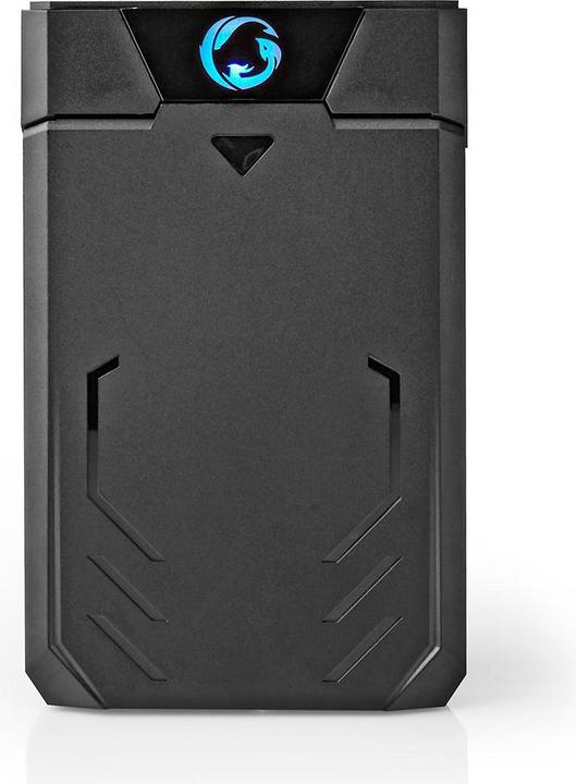Actual product image Nedis Hard drive enclosure 2.5 inch SATA II connection USB 3.1 USB Type-A Aluminium / Plastic (2.5")