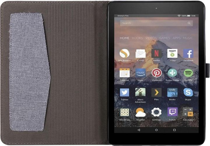 Actual product image König Design Protective Case for Amazon Fire HD 8 (2020) Smart Cover Case Cover Tablet Case New (Fire HD 8 (2020))