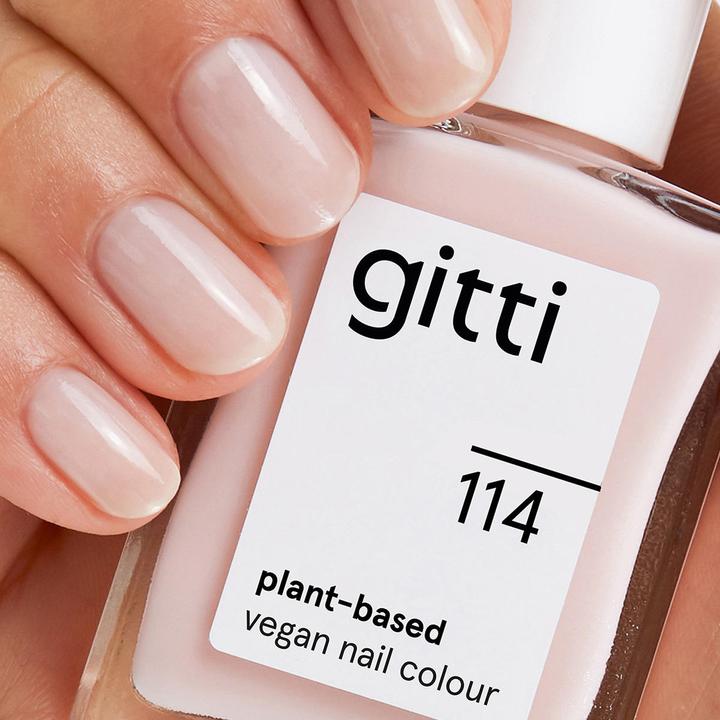 Actual product image Gitti no. 114 Nail Polish Pink Sheen (Pink Sheen, Colour paint)