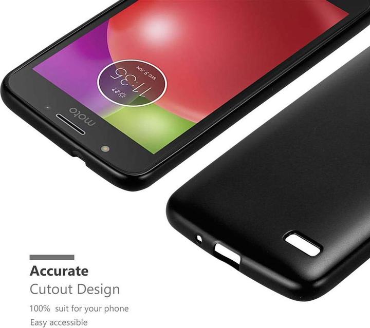 Image du produit Cadorabo Couverture métallique mate TPU (Motorola Moto E4)