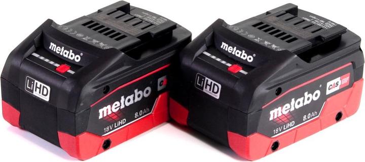 Image du produit Metabo Kit de base batterie 18V avec 2x batterie LiHD 8,0Ah ( 625592000 ) (18 V)