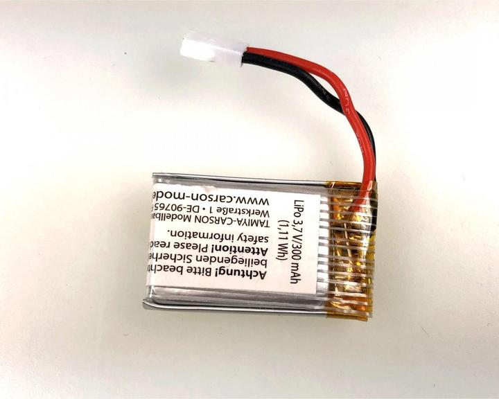 Produktbild Carson 3,7V/300mAh LiPO Akku : 507153/54 (3.70 V, 300 mAh)