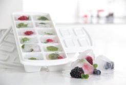 Productafbeelding Plast team IJsblokjesvorm, met deksel, wit