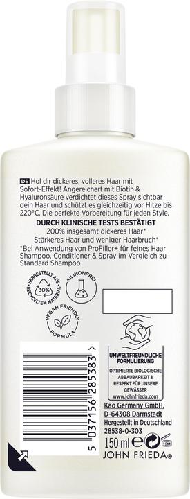 Produktbild John Frieda PROFiller+ kräftigendes Spray (150 ml)