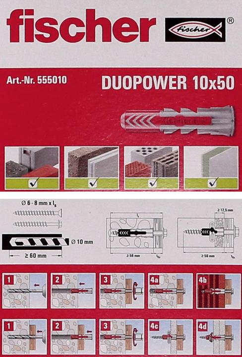 Produktbild Fischer 94642 Rahdü Schr SXR 8X80 Z NV (50 Stk.)