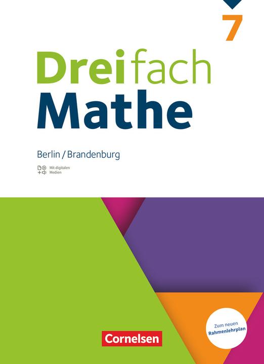 Immagine prodotto Dreifach Mathe - Berlin und Brandenburg - 7. Schuljahr (Tedesco, 2024)