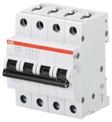 Immagine prodotto ABB S204-K16 Interruttore automatico 16A pro M compatto 4 poli 6kA