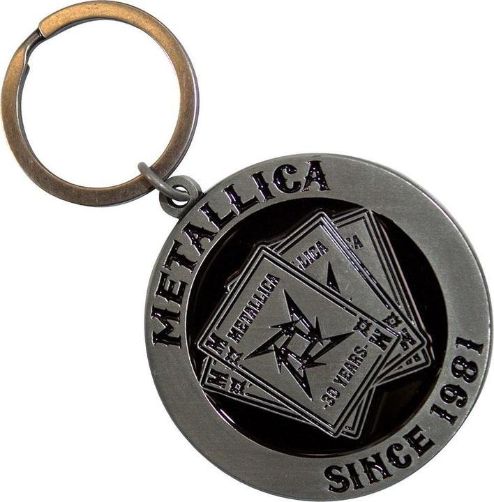 Produktbild Metallica 30th Anniversary Schlüsselanhänger Spielkarten