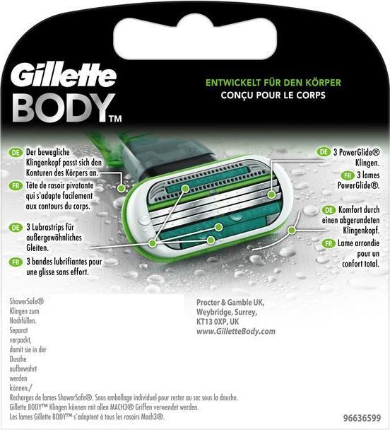 Actual product image Gillette Body (4 x)