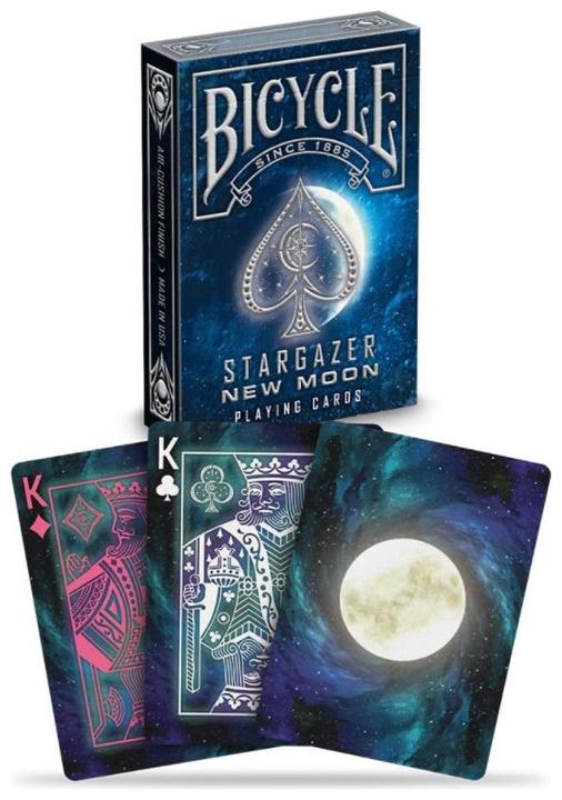 Actual product image Bicycle Stargazer New Moon, 52 playing cards plus 2 Jokers (English)