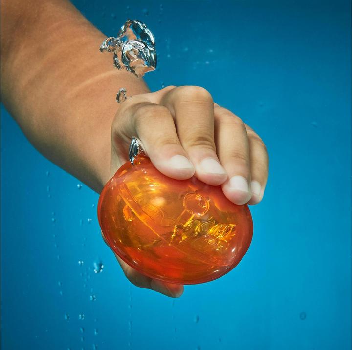 Image du produit Nerf Paquet de 3 balles Super Soaker Hydro Balls, réutilisables et remplissables à l'eau.