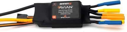 Actual product image Spektrum Avian Dual 40 Amp Brushless Smart ESC 3S - 6S