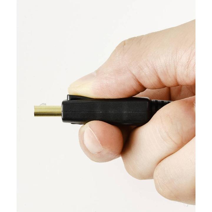 Produktbild Renkforce HDMI Anschlusskabel DisplayPort Stecker 5.00 m Schwarz RF-5179192 PVC-Mantel (5 m, DisplayPort, HDMI)