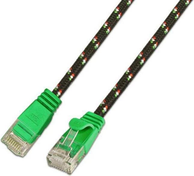 Produktbild Wirewin Slim Toughkabel: UTP, 0.5m, grün (UTP, CAT6, 0.50 m)