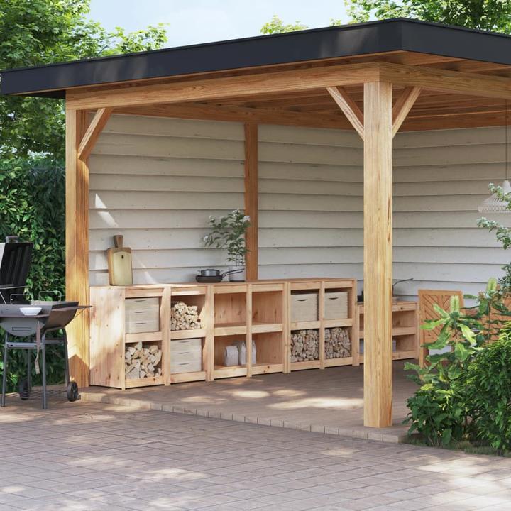 Produktbild VidaXL Outdoor-Küchenschränke 4 Stk. Massivholz Kiefer,Material