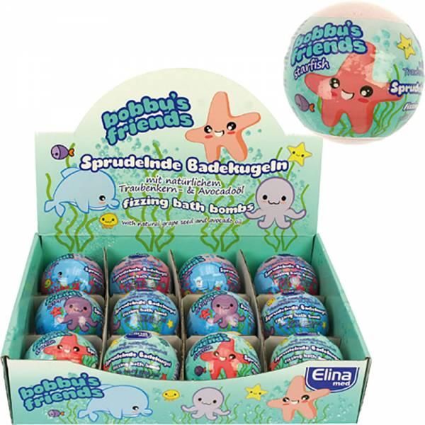 Magni Elina Kids Badekugel 100g 3fach sortiert (Badekugeln)