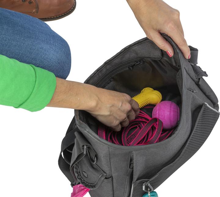 Actual product image Trixie Walk and dummy bag, 34×29×9 cm, anthracite (Dummy training)