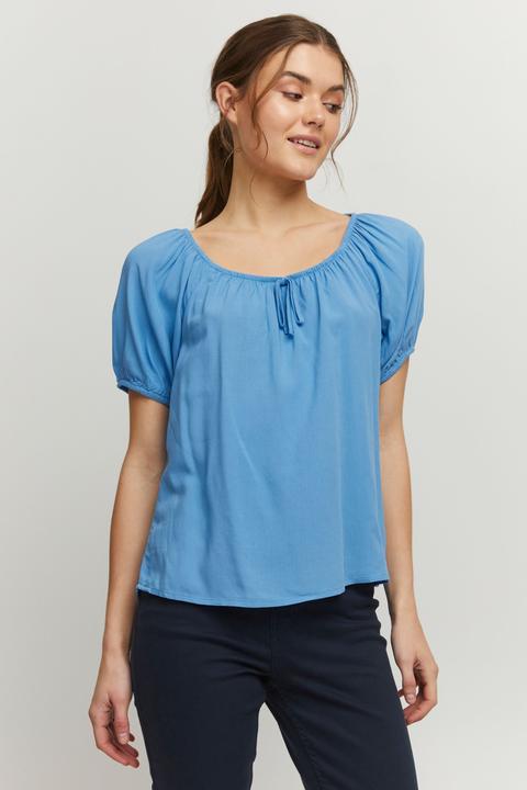 Actual product image B.young BYMMJOELLA SS BLOUSE 2 20811223 (36)