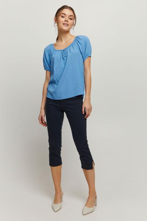 Actual product image B.young BYMMJOELLA SS BLOUSE 2 20811223 (36)