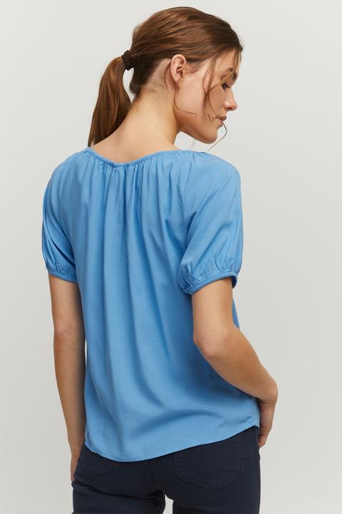 Actual product image B.young BYMMJOELLA SS BLOUSE 2 20811223 (36)