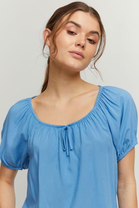 Actual product image B.young BYMMJOELLA SS BLOUSE 2 20811223 (36)