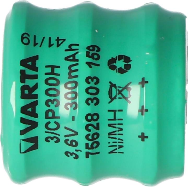 Actual product image Varta Battery 3/CP300H 3.6V 75628303159 (1 pcs., 300 mAh, Rechargeable battery)